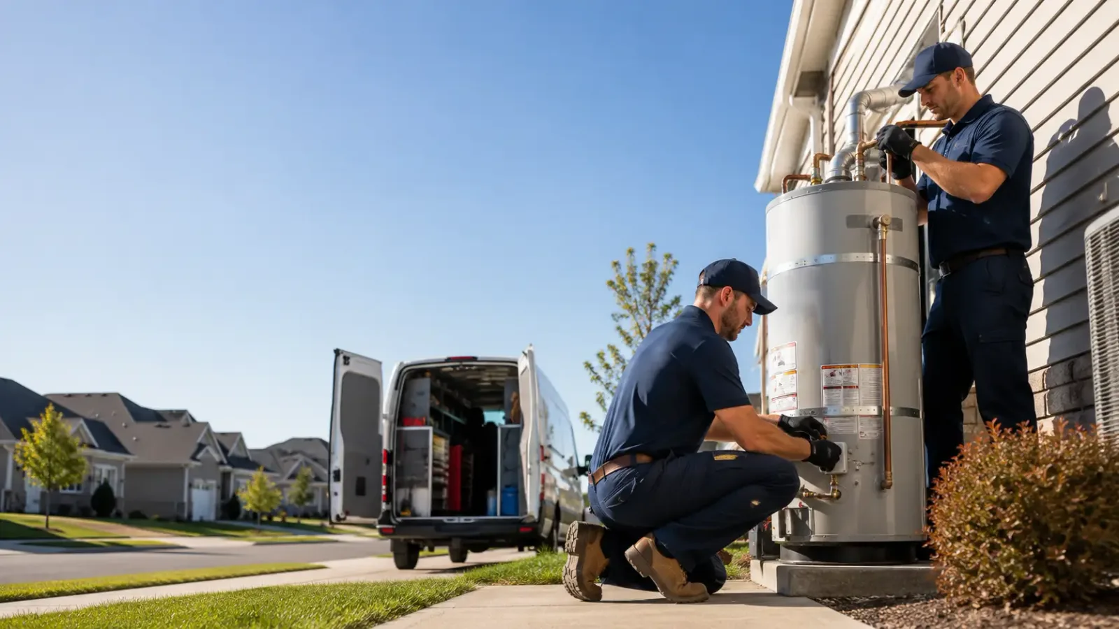 Water Heater Installation in Belmont, OH